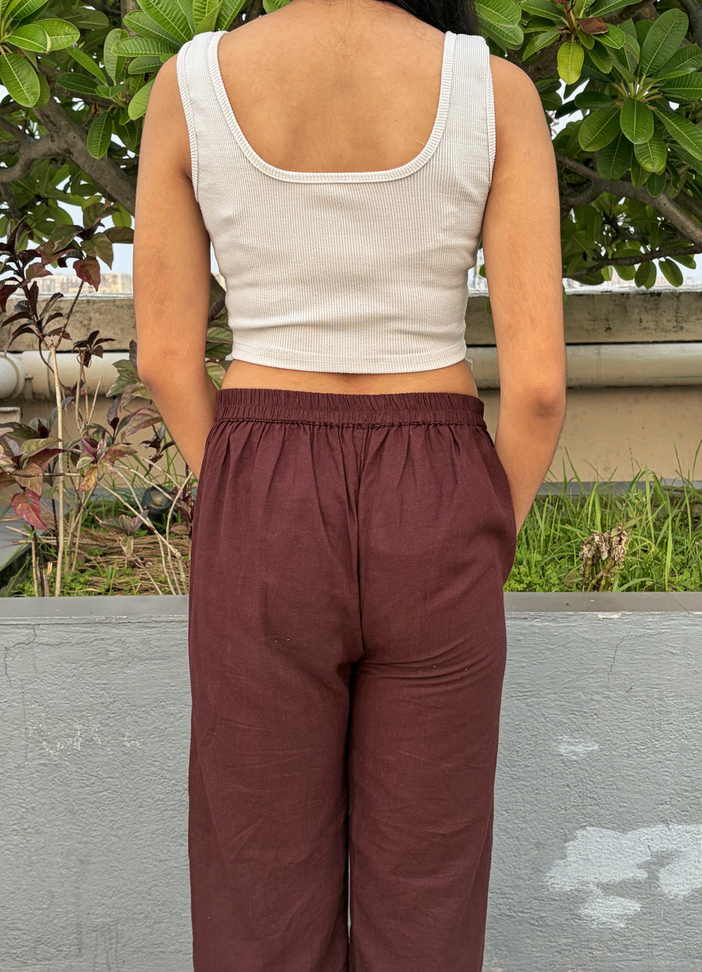 Brown Relaxed Pants
