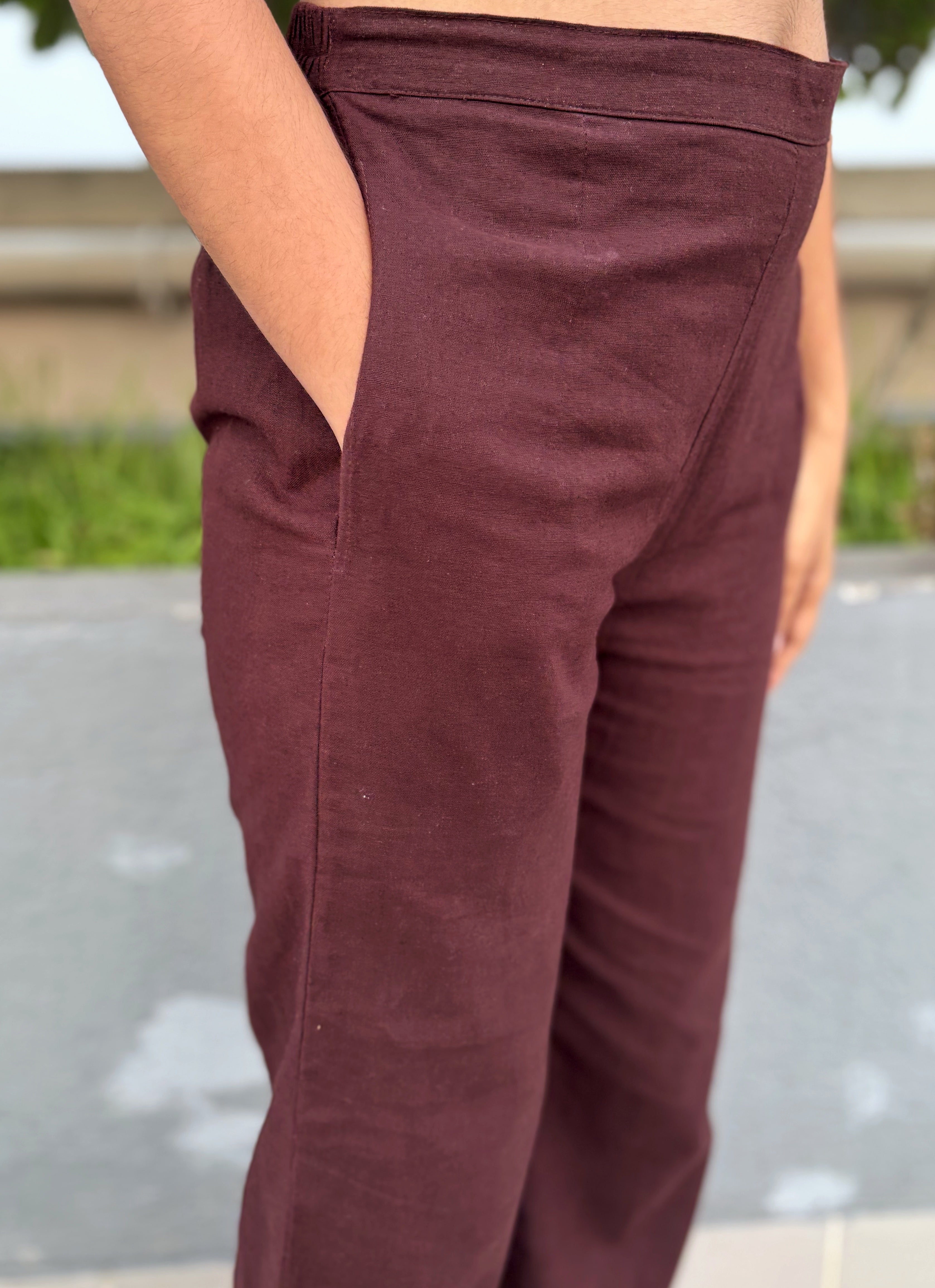 Brown Relaxed Pants