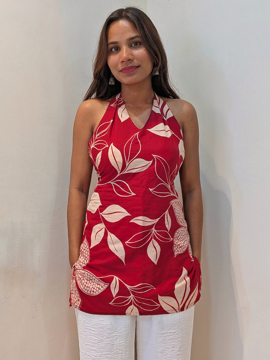 Neha backless short kurti