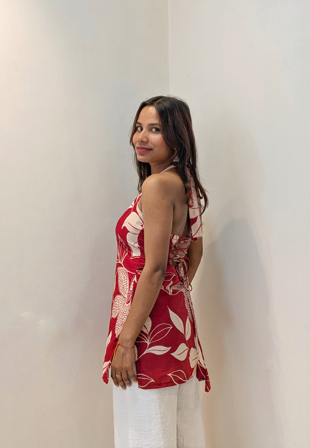 Neha backless short kurti