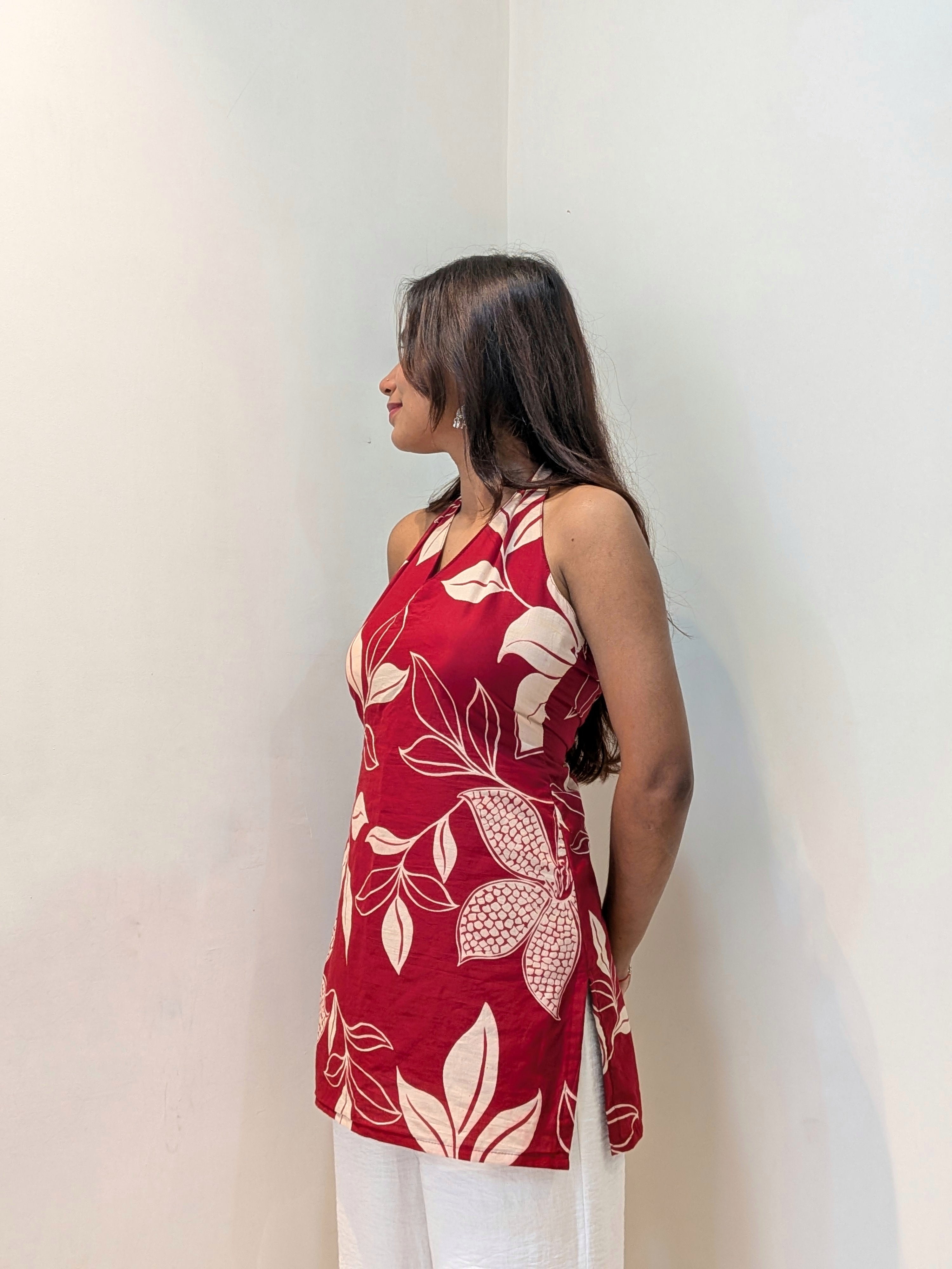 Neha backless short kurti