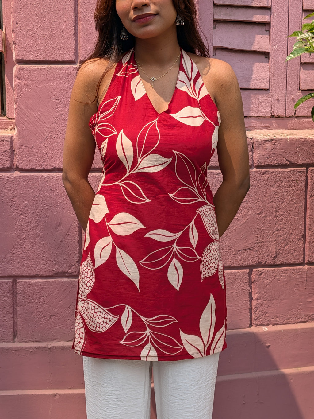 Neha backless short kurti