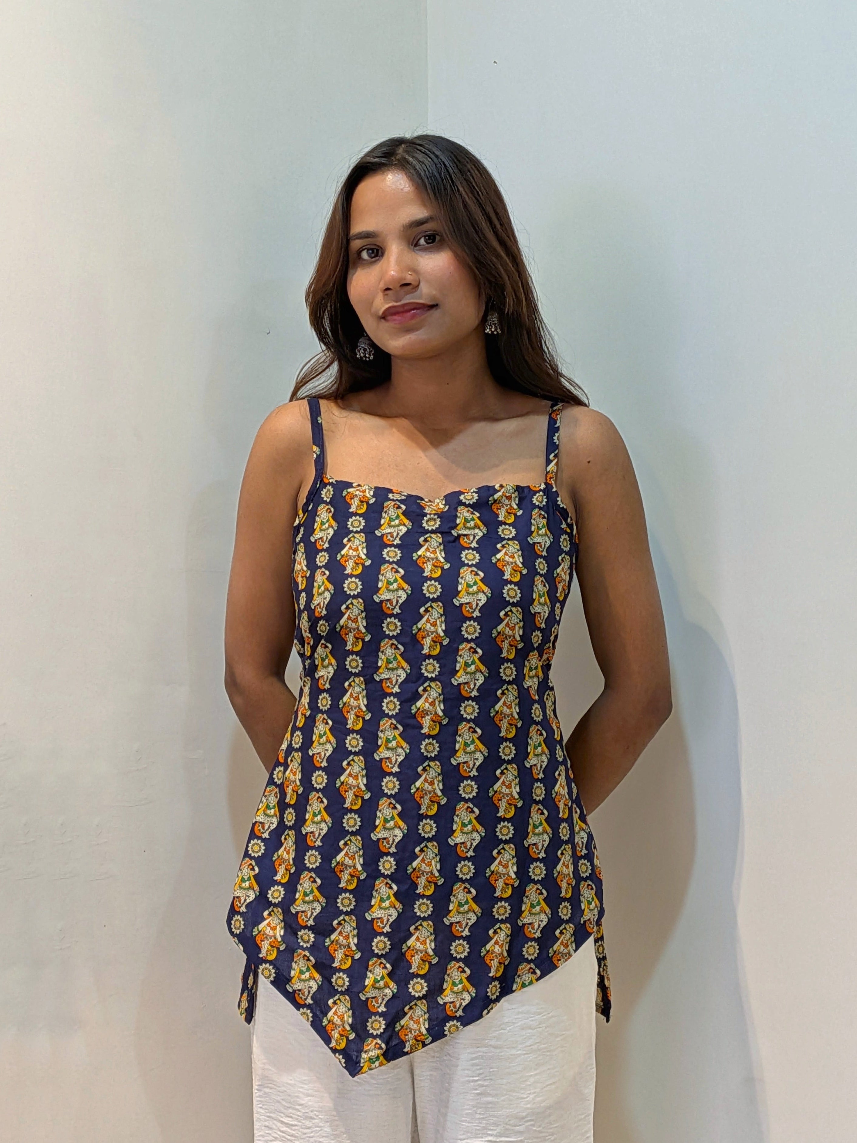 Akanksha Padded backless kurti
