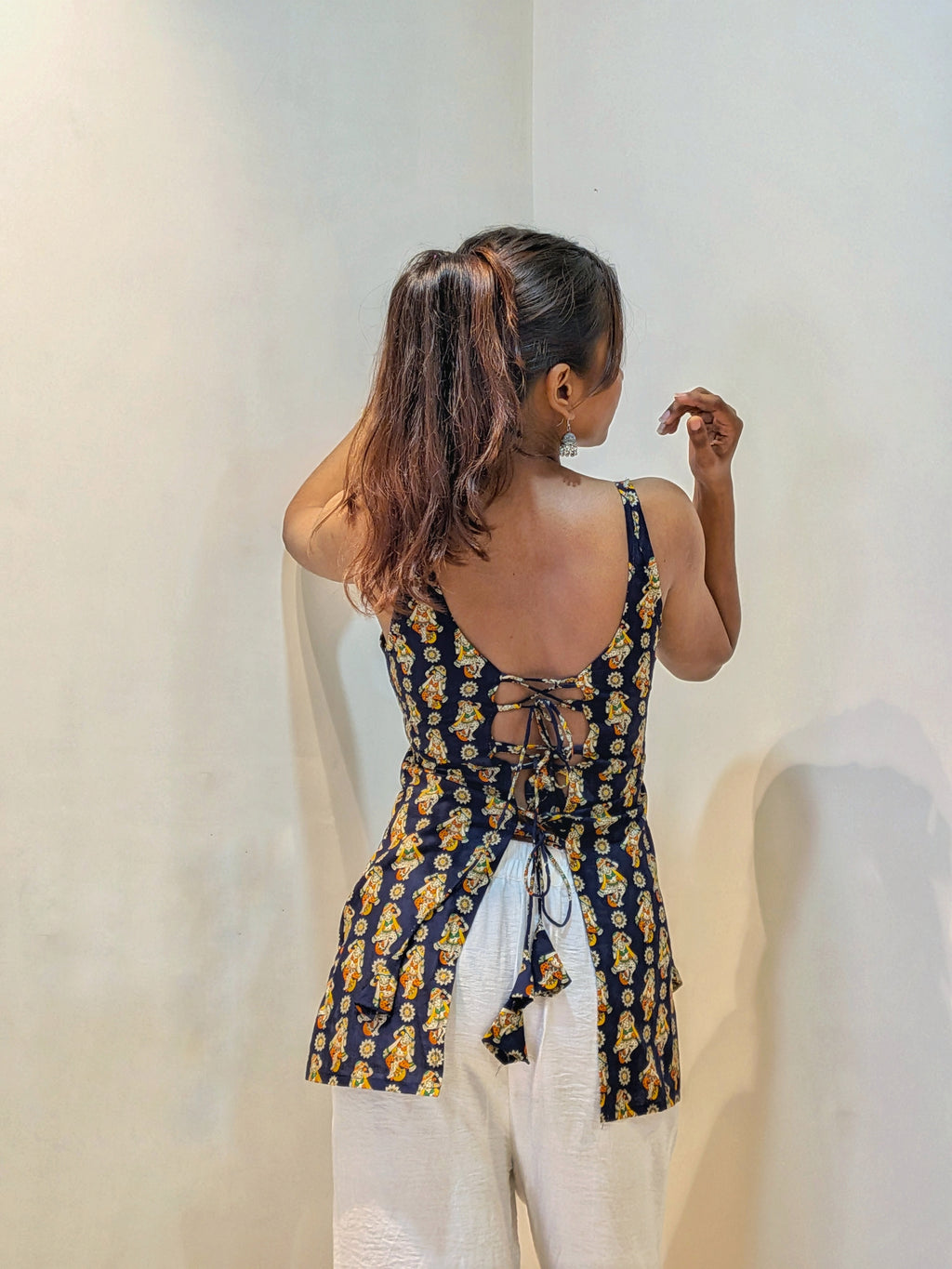 Akanksha Padded backless kurti
