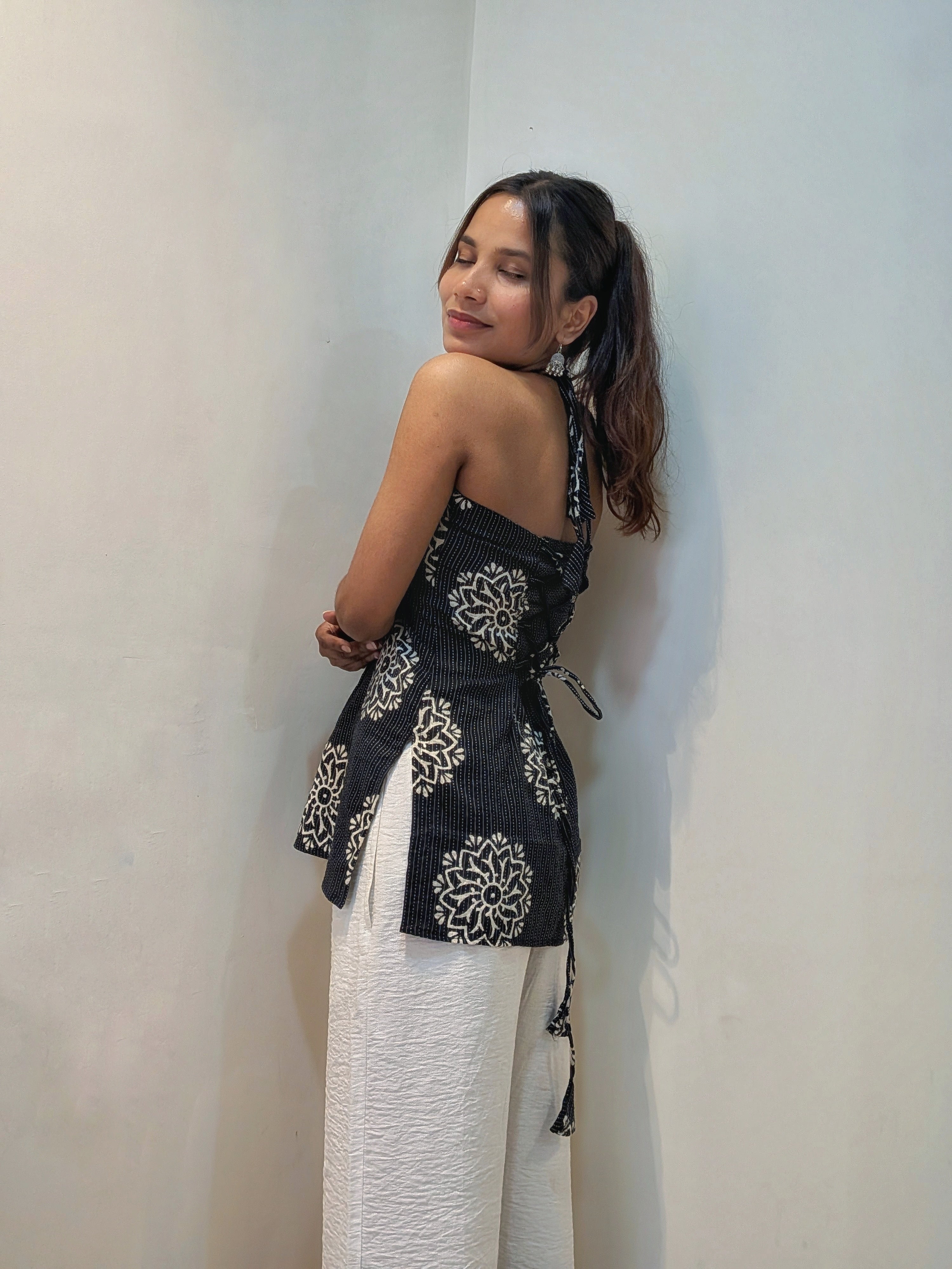 Dolli Halter Neck kurti.